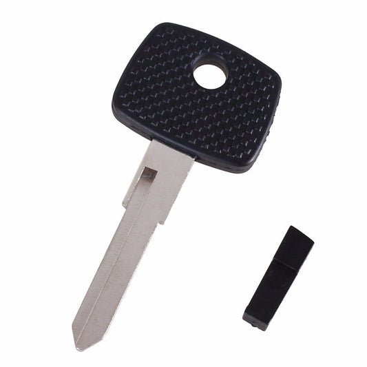Guscio Chiave Compatibile Con Mercedes Vito Sprinter Classe V Atego Axor - Scocca Ricambio Telecomando Con Lama Vergine E Vano Trasponder