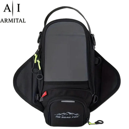 Borsa Serbatoio Moto Universale Impermeabile con Porta Smartphone Touch Screen e Resistenza Termica Certificata Oxford