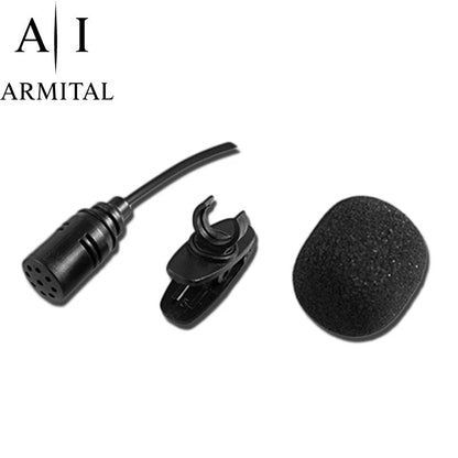 Microfono Lavalier Professionale 3.5mm Omnidirezionale con Riduzione Rumore