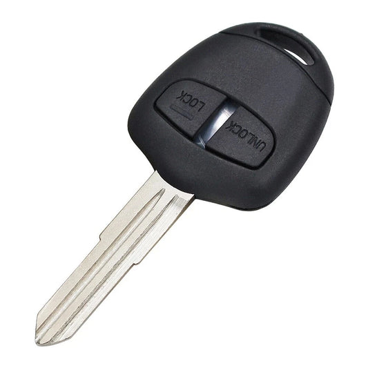 Guscio Chiave Mitsubishi Pajero Outlander Lancer ASX 2 Tasti Lama Vergine - NEW