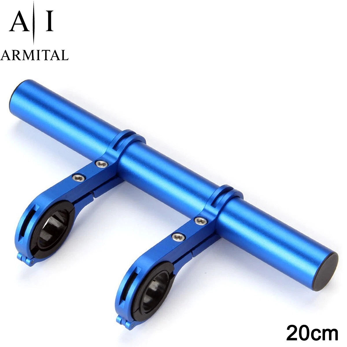 Estensione Manubrio Universale in Alluminio CNC per Bici e Moto Doppio Supporto