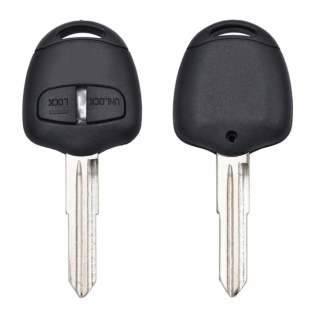 Guscio Chiave Ricambio Per Mitsubishi Pajero Lancer ASX Outlander Cover Telecomando 2 Tasti Con Lama Vergine Alta Qualità