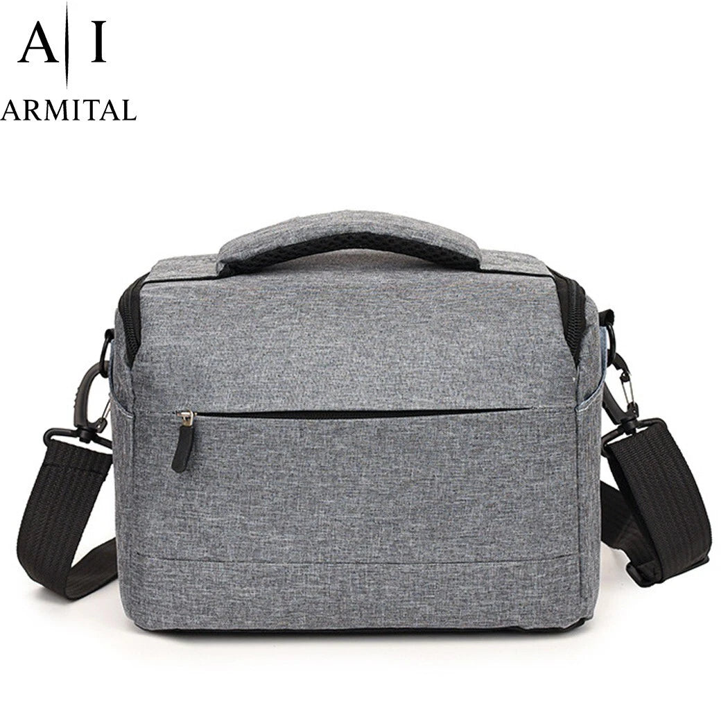 Borsa Tracolla Reflex Canon Nikon Sony Custodia Impermeabile DSLR Antiurto Nera