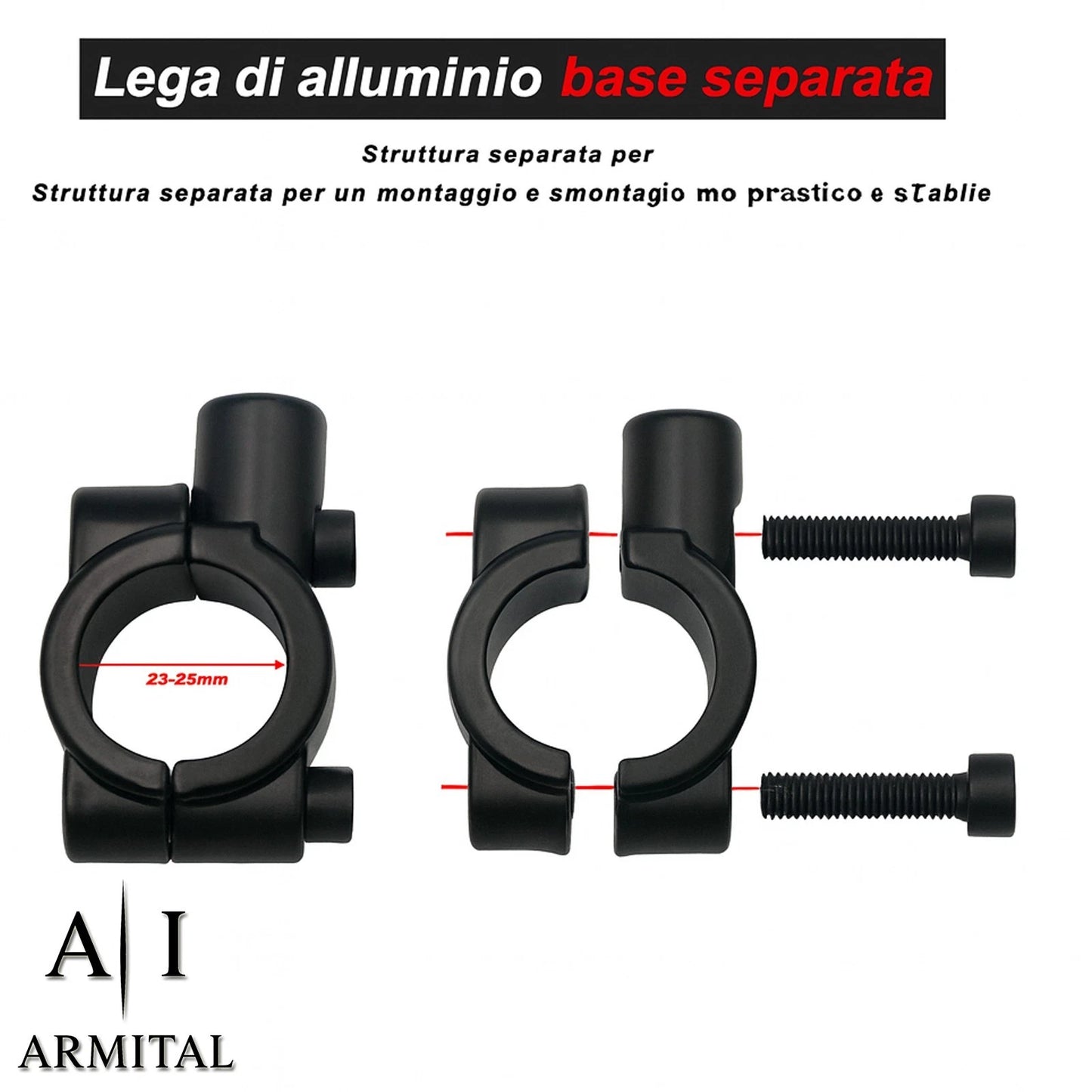 Coppia Specchietti Retrovisori Universali per Bici e Monopattino Elettrico - Lente Convessa HD Regolabile 360 Gradi in ABS Alta Resistenza