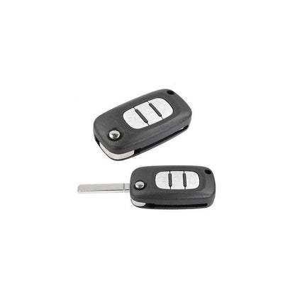 Guscio Cover Chiave Auto Ricambio 2 Tasti Compatibile Renault Clio Megane Laguna Kangoo Twingo Scocca Telecomando Lama Vergine Da Fresare