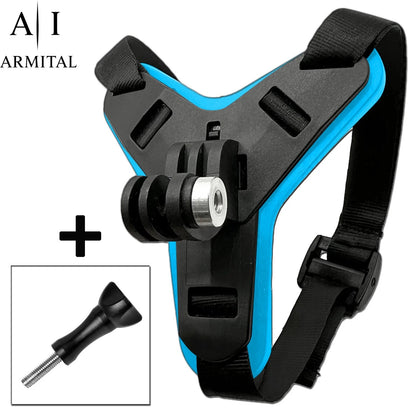 Supporto Mentoniera Casco Integrale Per Action Cam GoPro Hero Universale POV