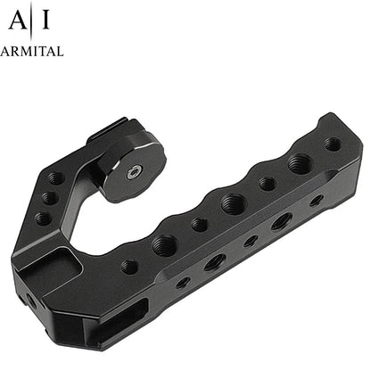 Maniglia Superiore Alluminio CNC per Fotocamere DSLR Mirrorless con Cold Shoe