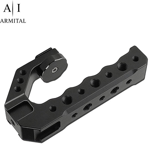 Maniglia Superiore Alluminio CNC per Fotocamere DSLR Mirrorless con Cold Shoe