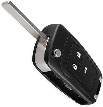 Guscio Cover Chiave Compatibile con Opel Astra J Corsa D E Meriva B Zafira Mokka - Custodia Ricambio Telecomando 2 Tasti con Lama Inclusa