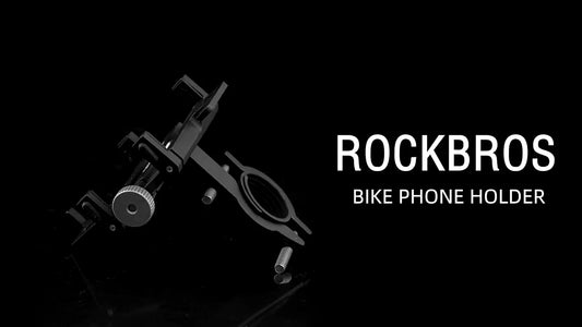 Supporto Telefono Bici e Moto in Alluminio Universale Rotazione 360 Gradi Nero