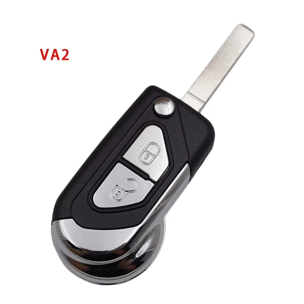 Guscio Telecomando Compatibile Per Citroen C1 C2 C3 DS3 Berlingo Scocca Chiave 2 Tasti Con Lama Vergine Ricambio Qualità Premium