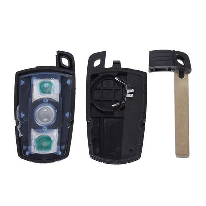 Guscio Chiave Telecomando Ricambio 3 Tasti Compatibile Con BMW Serie 1 3 5 6 7 X5 X6 Z4 Scocca Protettiva In ABS Rinforzato