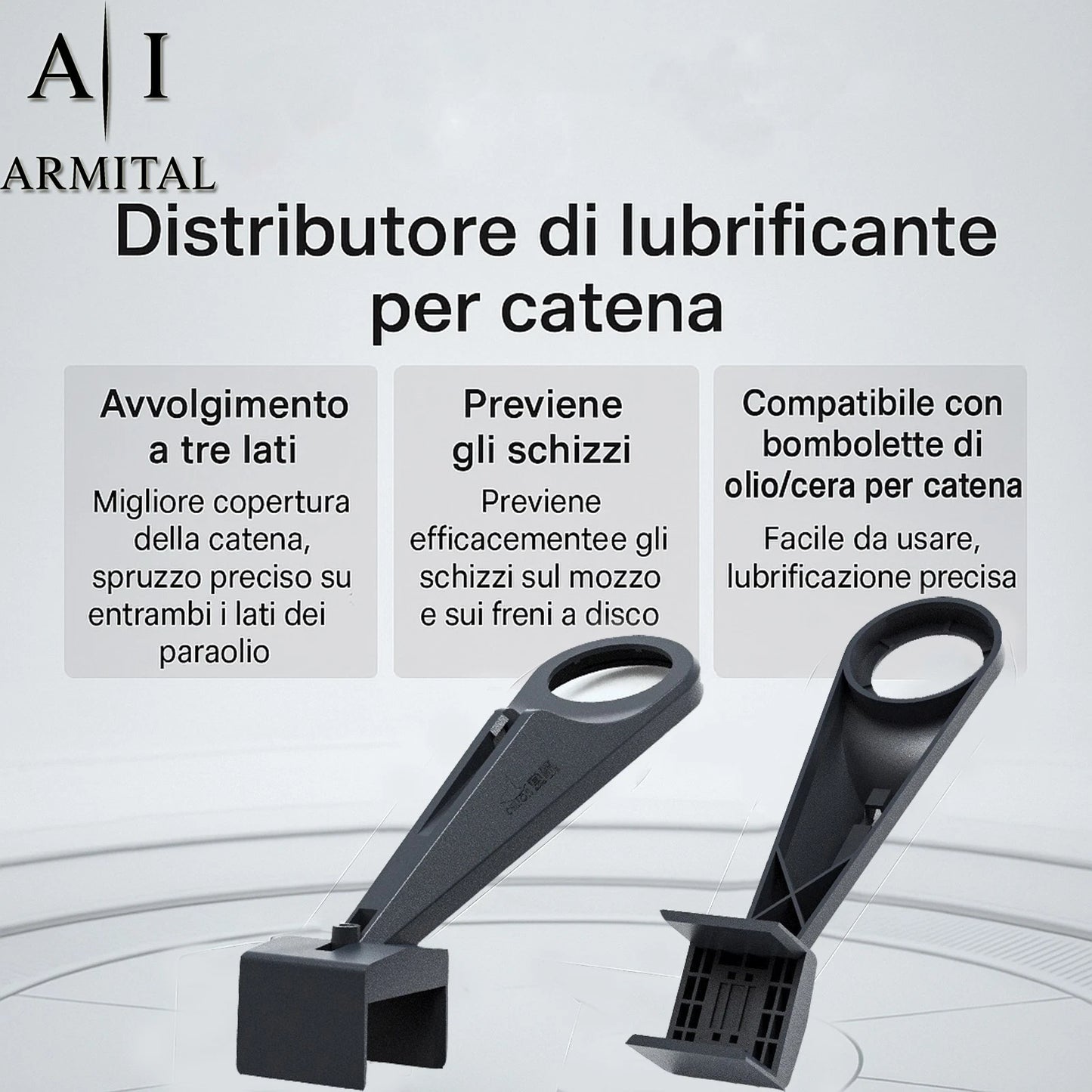 Applicatore Lubrificante Catena Moto Strumento Pulizia e Manutenzione Precisa