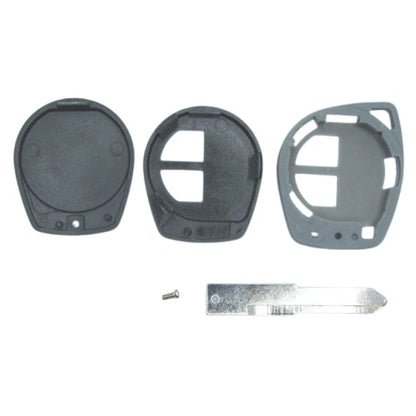 Guscio Cover Telecomando 2 Tasti Compatibile Con Suzuki Jimny Swift Ignis - Ricambio Chiave Con Lama Vergine Alta Qualità