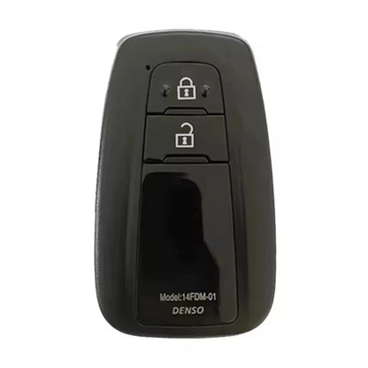 Guscio Cover Telecomando Keyless 2 Tasti Compatibile Con Toyota Corolla Rav4 C-HR Camry Scocca Di Ricambio Con Lama Vergine Ed Elettronica Inclusa