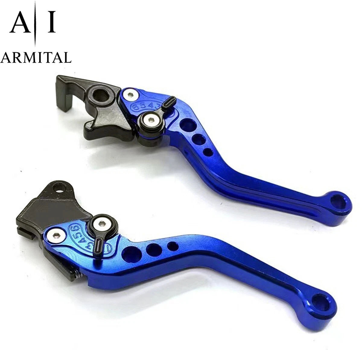 Coppia Leve Freno Frizione Moto Scooter CNC Universali 22mm Yamaha Honda Suzuki