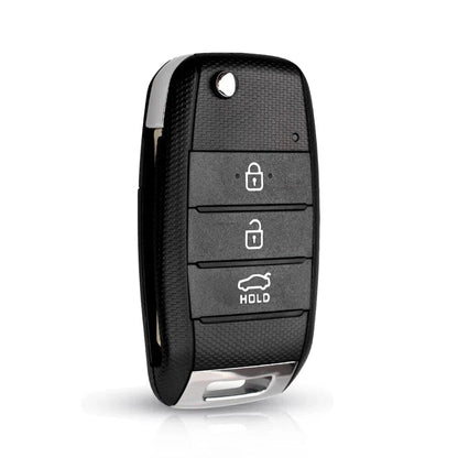 Guscio Chiave Compatibile Per Kia Sportage Rio Picanto Ceed - Cover Telecomando 3 4 Tasti Con Lama A Scatto - Ricambio Alta Qualità