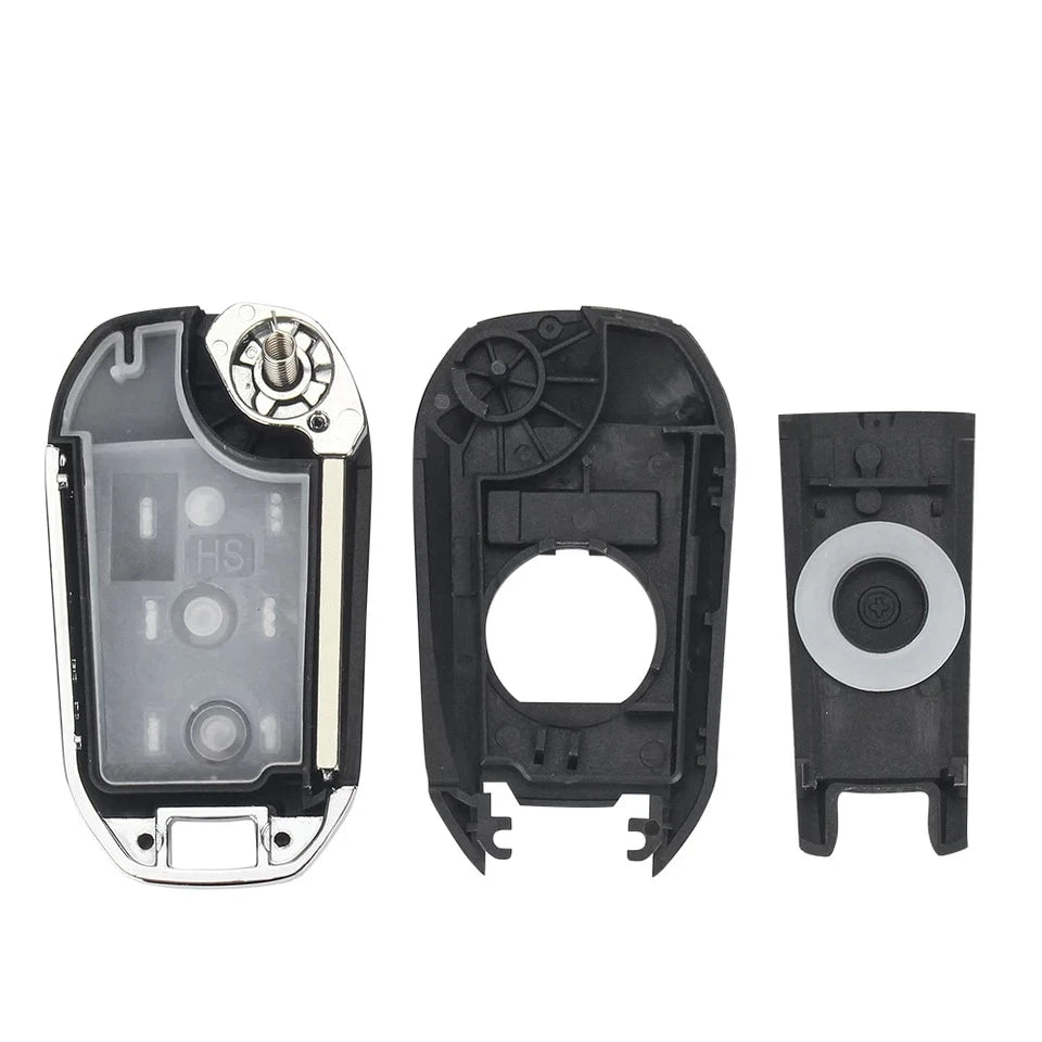Guscio Telecomando Compatibile Peugeot 3 Tasti Con Lama Vergine Ricambio Chiave Auto