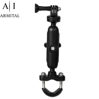 Supporto Manubrio 360 Gradi in Alluminio per Action Cam GoPro e Moto 1/4