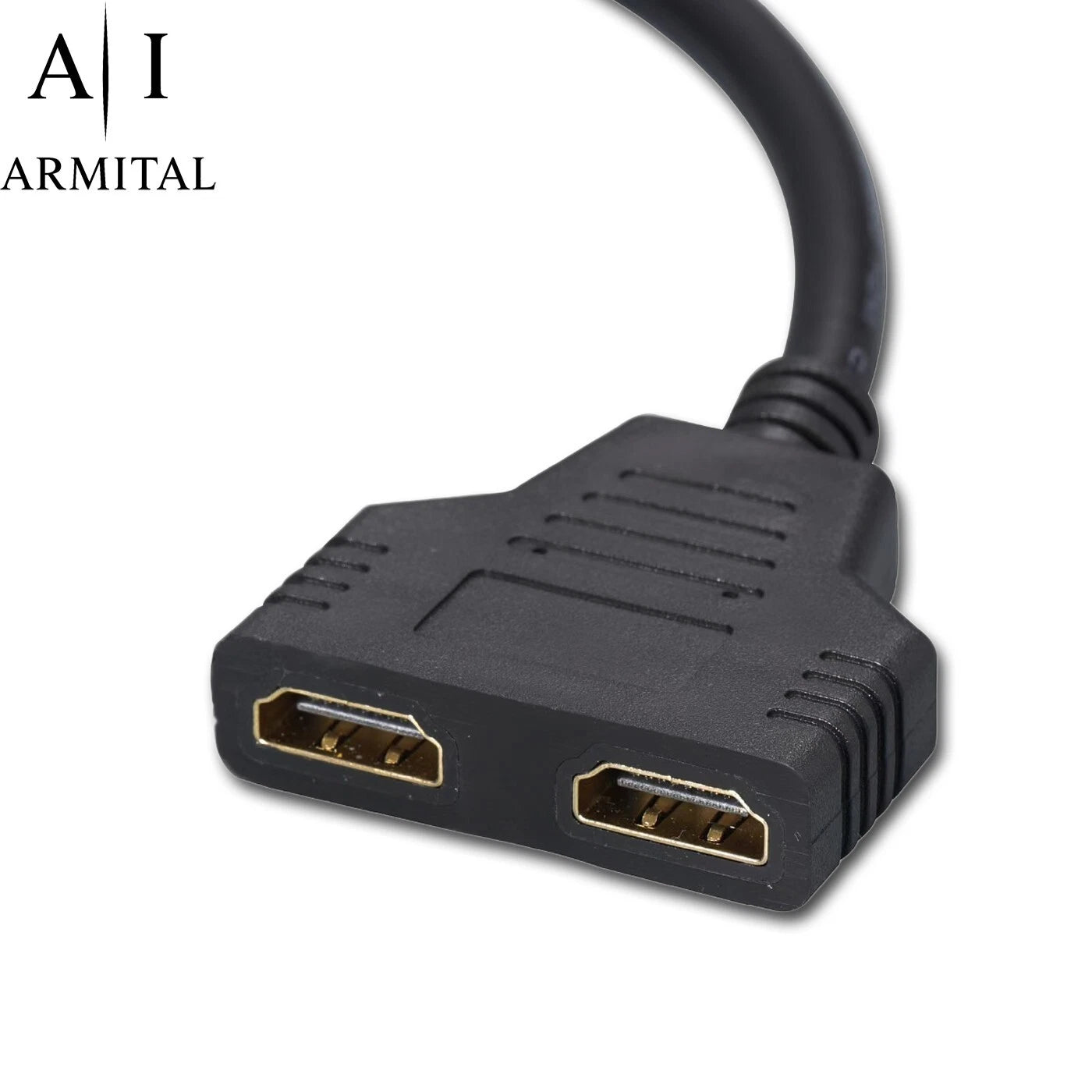 Splitter HDMI 1 Maschio a 2 Femmine Cavo Sdoppiatore Segnale Mirroring 30cm