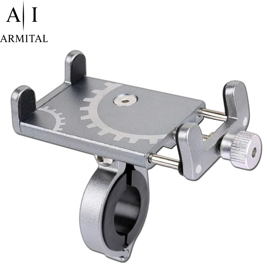 Porta Cellulare Bici e Moto Universale in Metallo Regolabile per MTB ed E-Bike