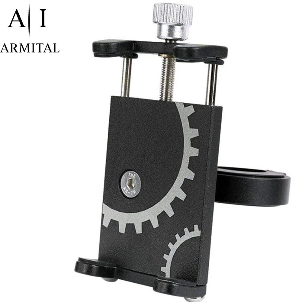 Porta Cellulare Bici e Moto Universale in Metallo Regolabile per MTB ed E-Bike