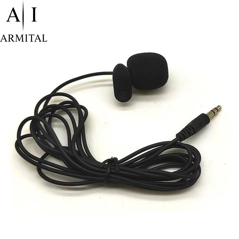 Microfono Lavalier Professionale 3.5mm Omnidirezionale con Riduzione Rumore