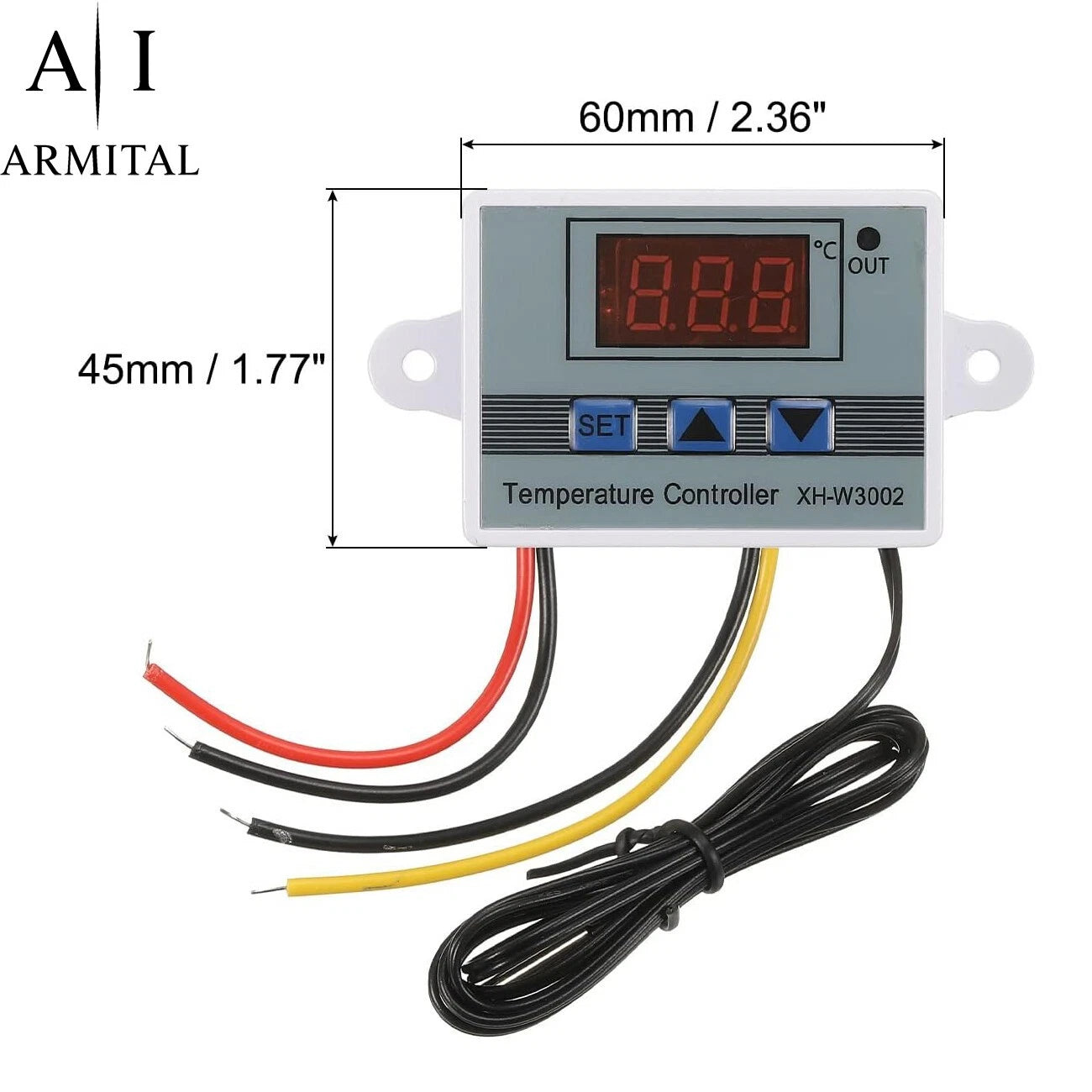 Termostato Digitale XH-W3002 Regolatore Temperatura 220V 1500W con Sonda NTC
