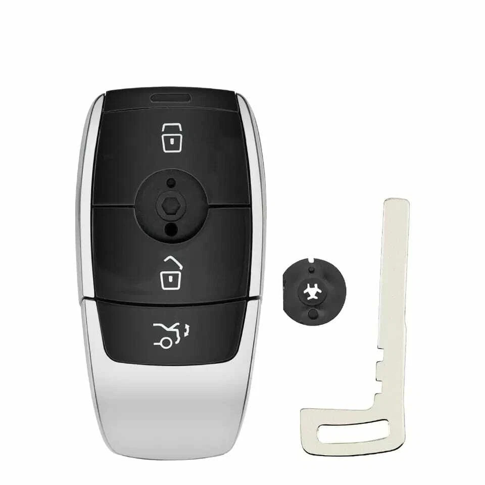 Guscio Cover Telecomando Per Chiave Mercedes Benz Classe A C E GLC Ricambio 3 Tasti Con Lama Inclusa