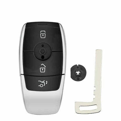 Guscio Cover Telecomando Per Chiave Mercedes Benz Classe A C E GLC Ricambio 3 Tasti Con Lama Inclusa