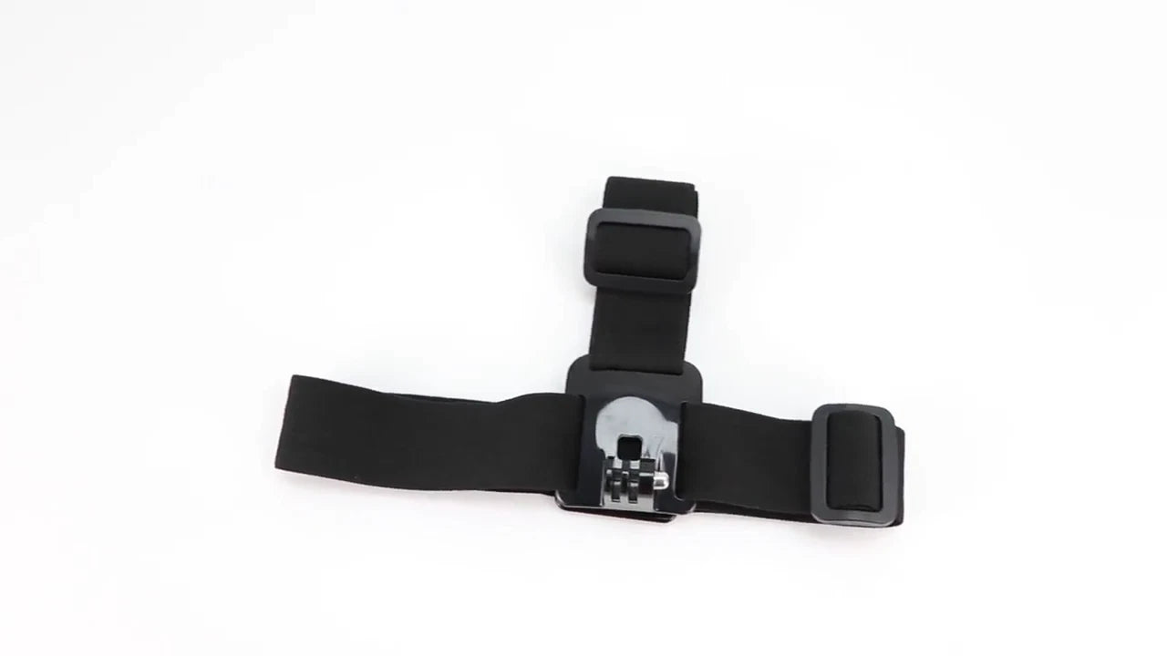 Supporto Action Cam Professionale Fascia Testa Regolabile e Cappello Sportivo Per Riprese Immersive Alta Stabilità