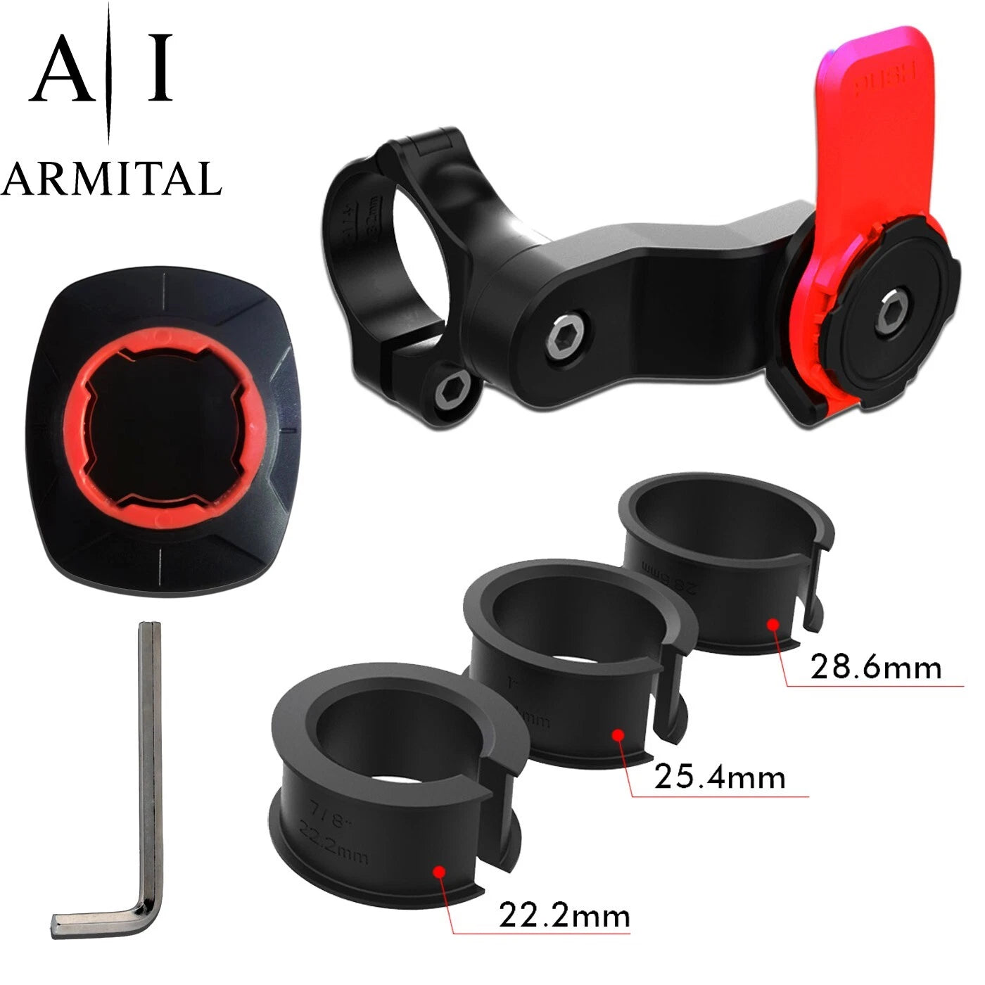 Supporto Universale Smartphone per Bici e Moto Rotazione 360 Gradi Compatto