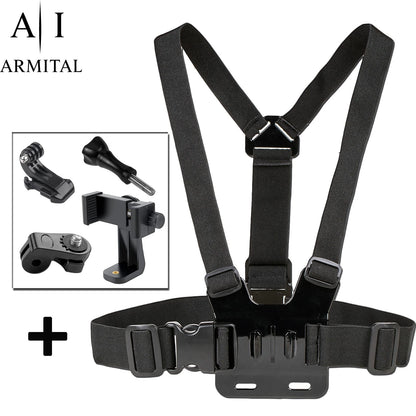 Fascia Toracica Universale per Smartphone e Action Cam GoPro Hero 12 Supporto