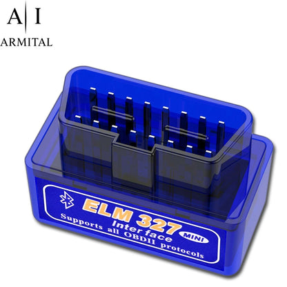 Scanner OBD2 Bluetooth ELM327 Mini Diagnosi Auto Benzina per Android e Windows
