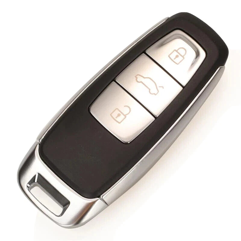 Guscio Chiave Telecomando Compatibile Audi 3 Tasti Con Lama Vergine Ricambio Alta Qualità