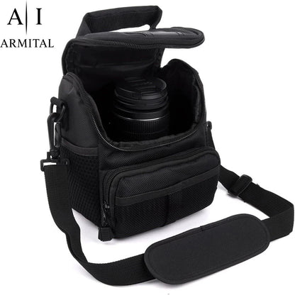 Borsa Fotocamera Reflex DSLR Impermeabile Antiurto per Canon Nikon Sony Fujifilm
