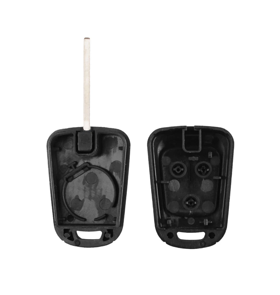 Guscio Telecomando Compatibile Opel 2 Tasti Con Lama Vergine Per Corsa Meriva Astra Zafira