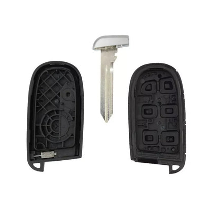 Guscio Chiave Telecomando 3 Tasti Per Fiat Freemont E Jeep Cherokee Scocca Cover Protettiva Keyless Ricambio Alta Qualità