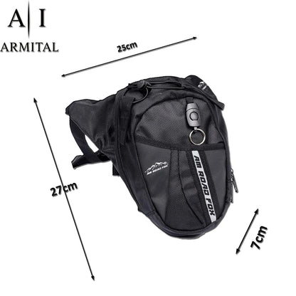 Borsa da Gamba Moto Oxford Impermeabile Regolabile Unisex Leggera per Escursioni