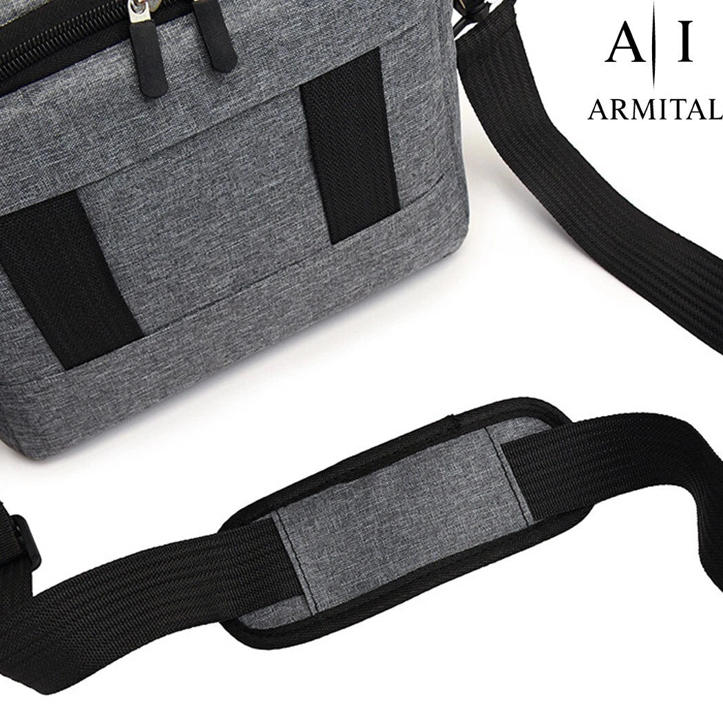 Borsa Tracolla Reflex Canon Nikon Sony Custodia Impermeabile DSLR Antiurto Nera