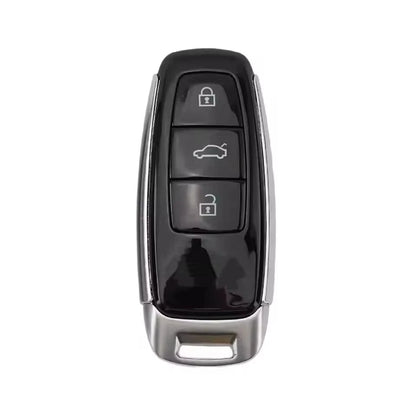 Guscio Chiave Ricambio Compatibile Audi A6 Q7 Q8 RS6 A7 E-Tron 3 Tasti Qualità Premium Per Versioni Keyless Con Lama Vergine