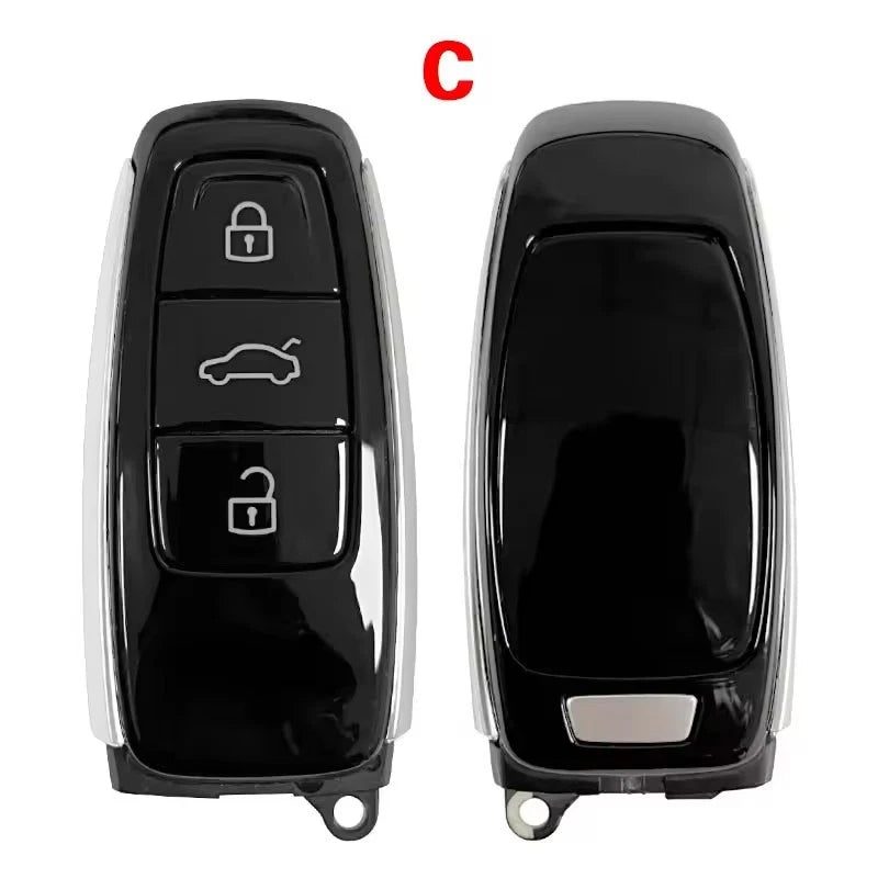 Guscio Cover Telecomando Keyless Per Audi A6 Q7 Q8 RS6 RSQ8 A7 E-Tron Protezione Chiave 3 Tasti Con Lama Vergine Alta Qualità