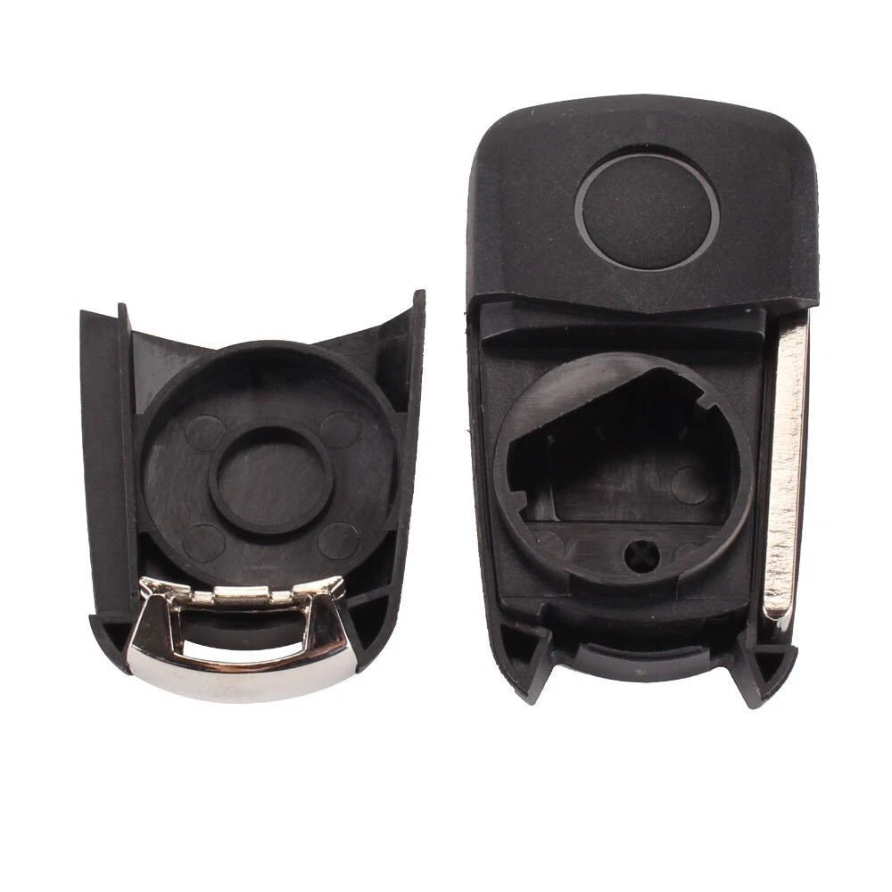Guscio Scocca Chiave Compatibile Con Opel Astra H Corsa D Meriva Zafira - Custodia Ricambio 2/3 Tasti Con Lama