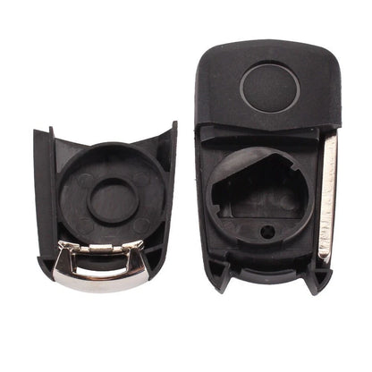 Guscio Scocca Chiave Compatibile Con Opel Astra H Corsa D Meriva Zafira - Custodia Ricambio 2/3 Tasti Con Lama