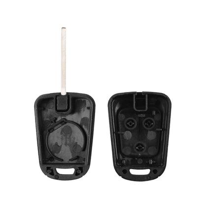 Guscio Cover Chiave Compatibile Per Opel Corsa Meriva Astra Zafira - Telecomando 2 Tasti Con Lama Vergine Professionale