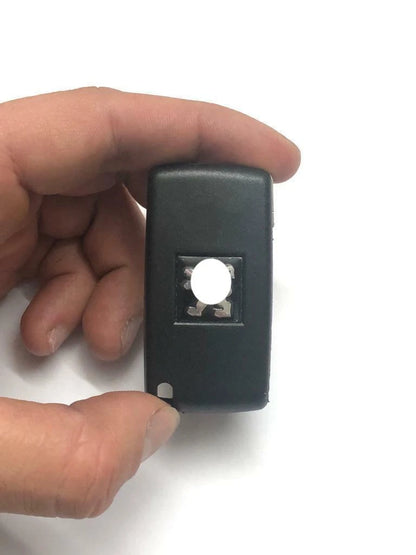 Guscio Chiave Telecomando Compatibile Peugeot 107 207 307 308 407 - Scocca 3 Tasti Con Lama A Punta Da 7,5mm Ricambio Alta Qualità