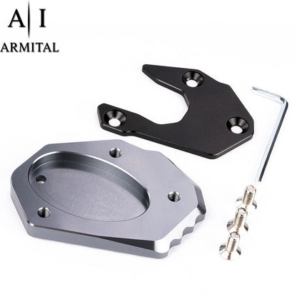 Estensore Cavalletto Laterale Per Kawasaki Z1000 Ninja 650 Z900 Piastra In Alluminio CNC Anti-Affondamento