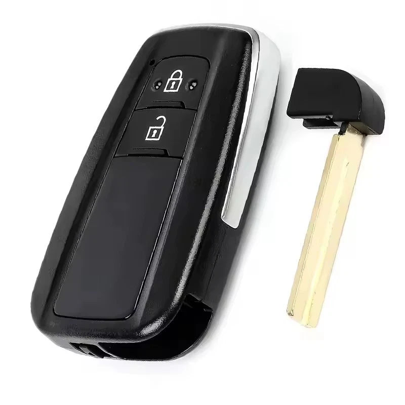 Guscio Cover Telecomando Keyless 2 Tasti Compatibile Con Toyota Corolla Rav4 C-HR Camry Scocca Di Ricambio Con Lama Vergine Ed Elettronica Inclusa