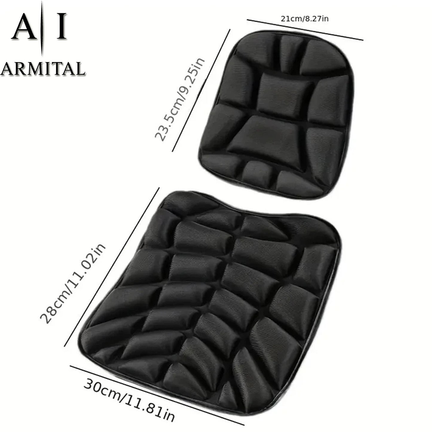 Cuscino Sella Moto 3D Gel Universale Traspirante Ergonomico Antiscivolo