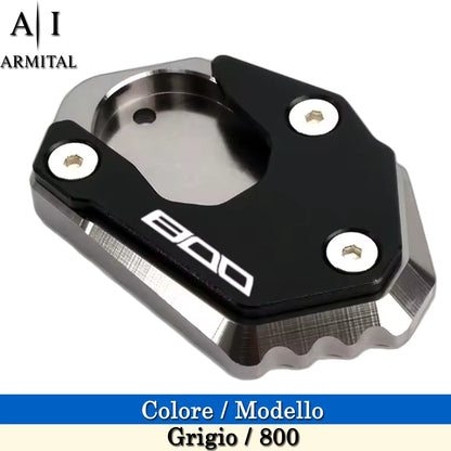 Estensore Cavalletto Laterale Per Kawasaki Z1000 Ninja 650 Z900 Piastra In Alluminio CNC Anti-Affondamento